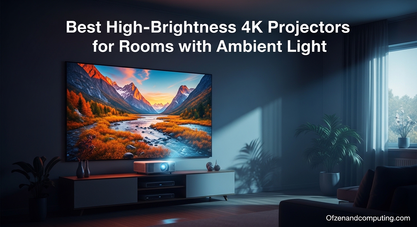 Best High-Brightness 4K Projectors for Rooms with Ambient Light
