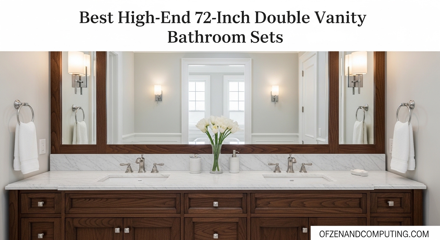 Best High-End 72-Inch Double Vanity Bathroom Sets