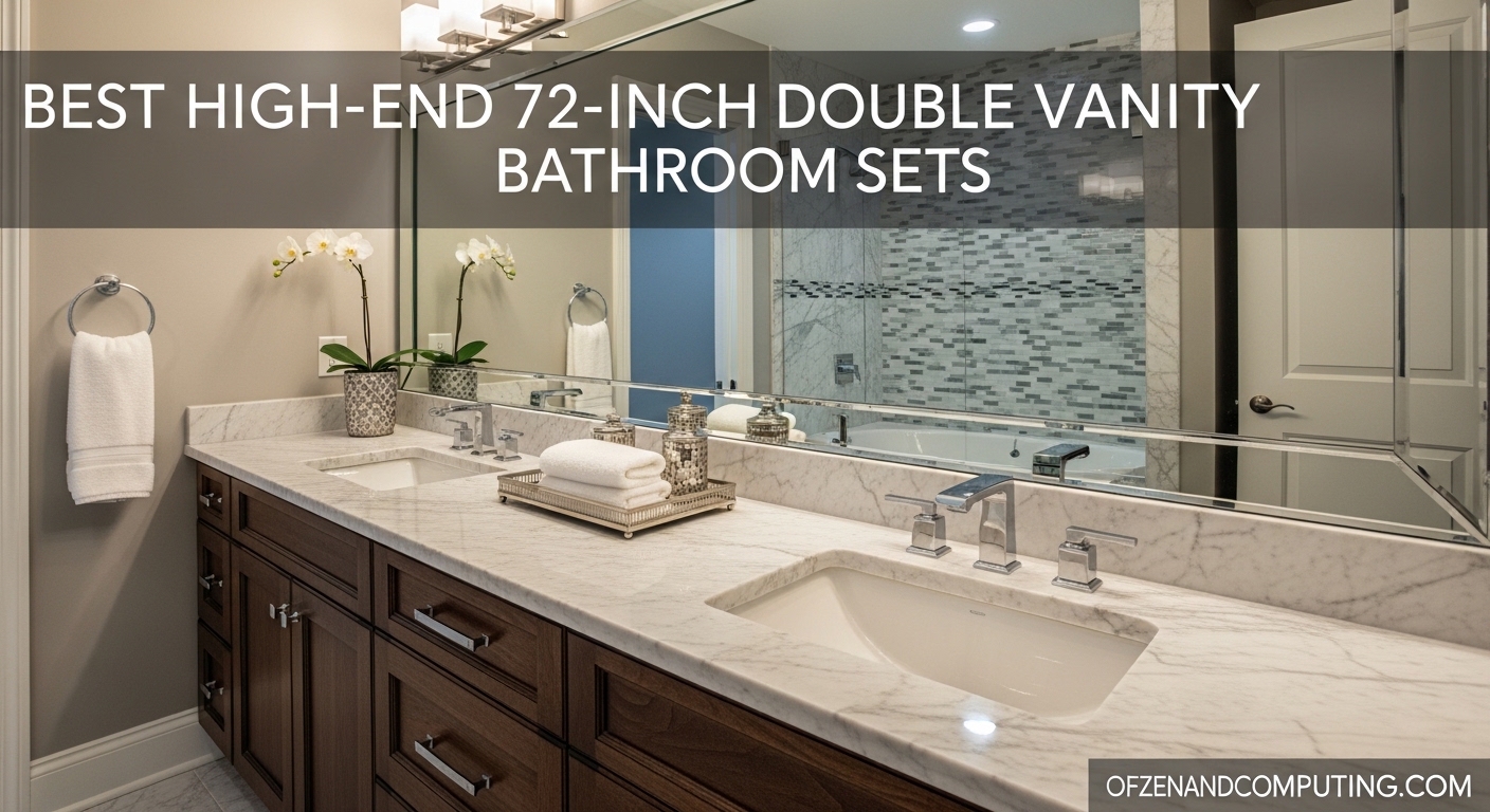 Best High-End 72-Inch Double Vanity Bathroom Sets