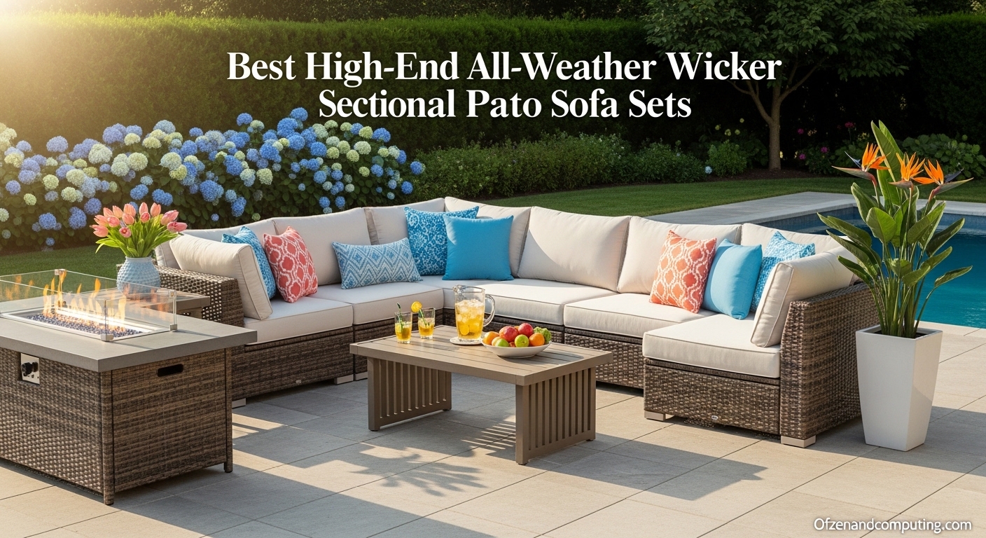 Best High-End All-Weather Wicker Sectional Patio Sofa Sets