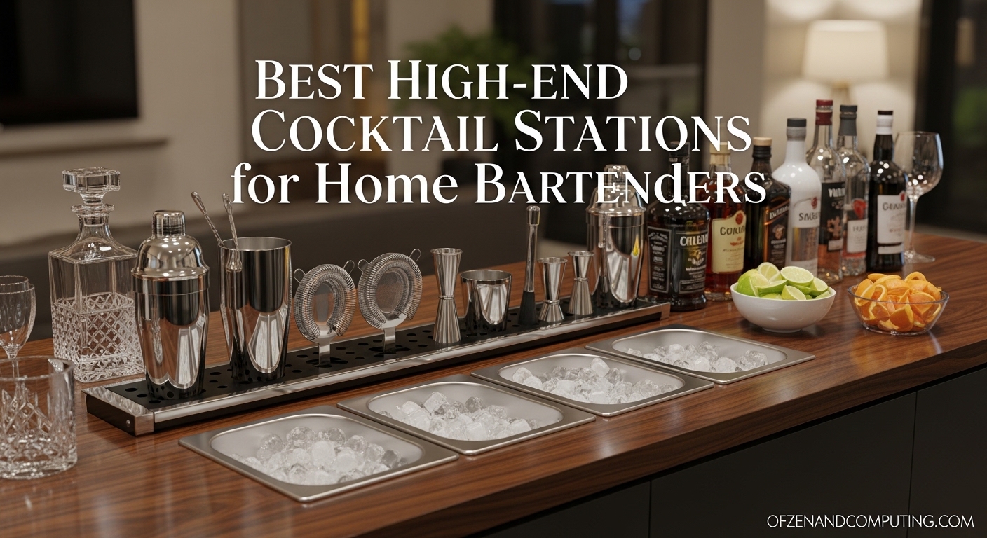 Best High-End Cocktail Stations for Home Bartenders