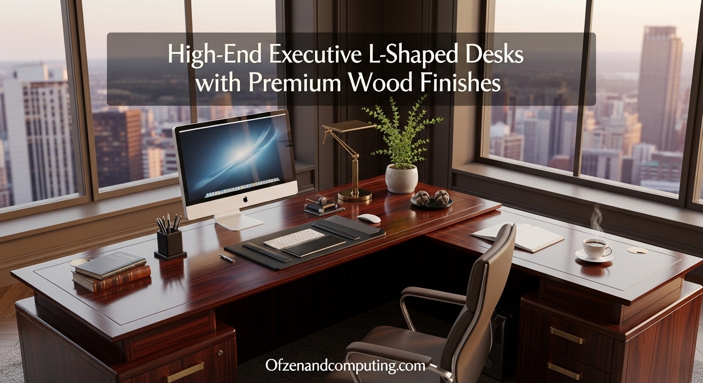 Best High-End Executive L-Shaped Desks with Premium Wood Finishes