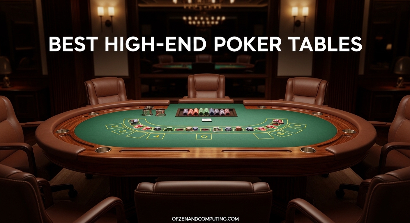 Best High-End Poker Tables