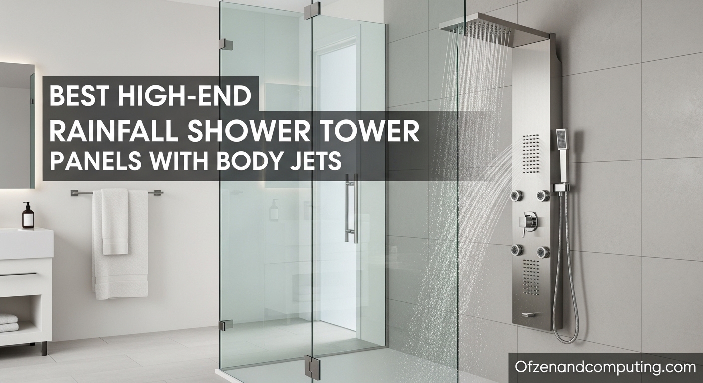 Best High-End Rainfall Shower Tower Panels with Body Jets
