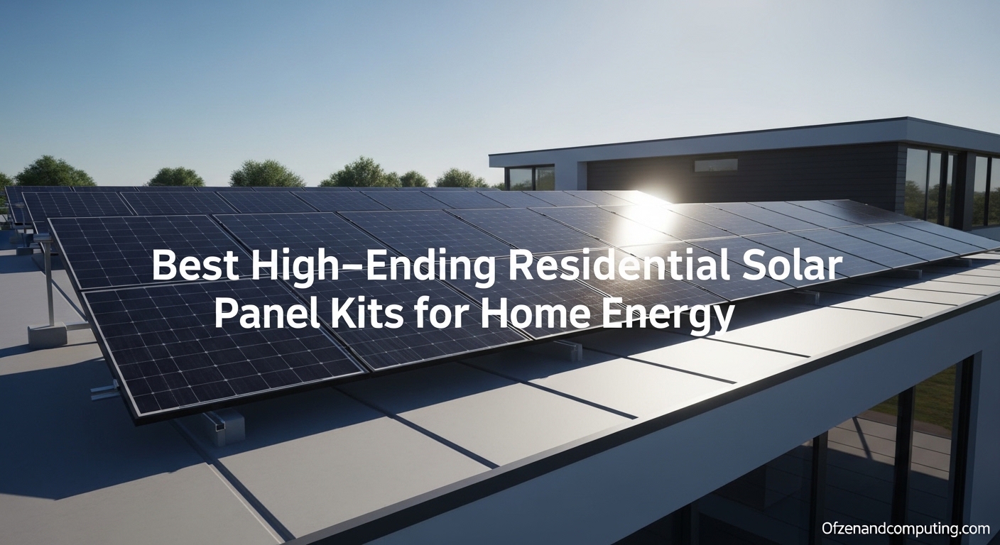 Best High-End Residential Solar Panel Kits for Home Energy