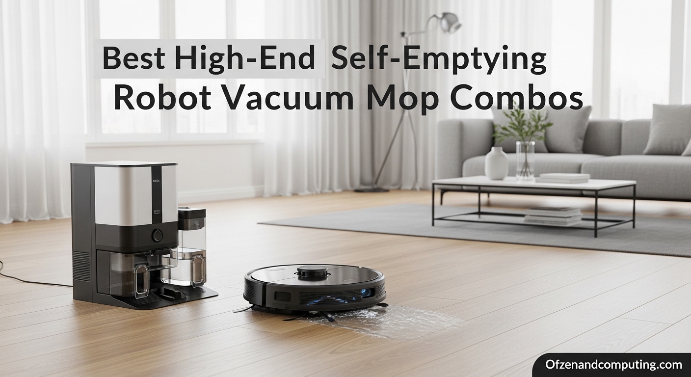 Best High-End Self-Emptying Robot Vacuum Mop Combos