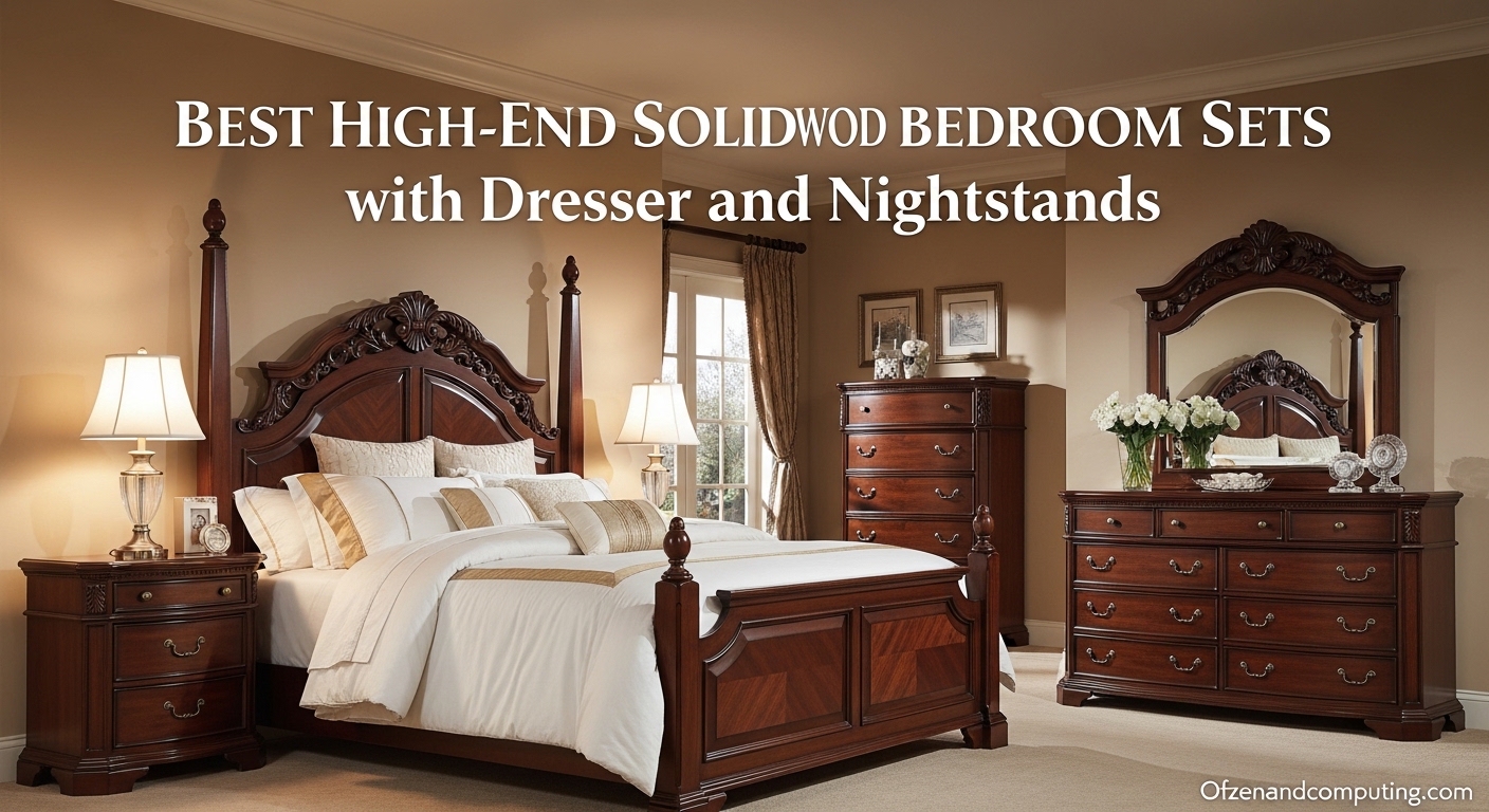 Best High-End Solid Wood Bedroom Sets with Dresser and Nightstands