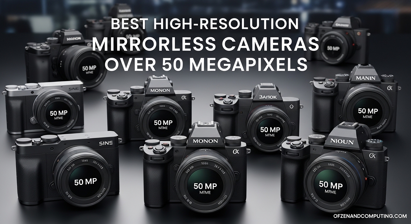 Best High-Resolution Mirrorless Cameras Over 50 Megapixels