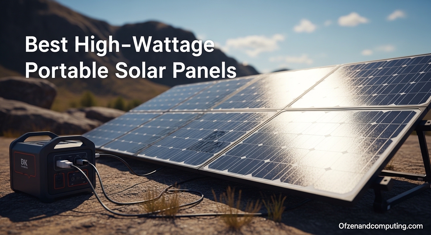 Best High-Wattage Portable Solar Panels