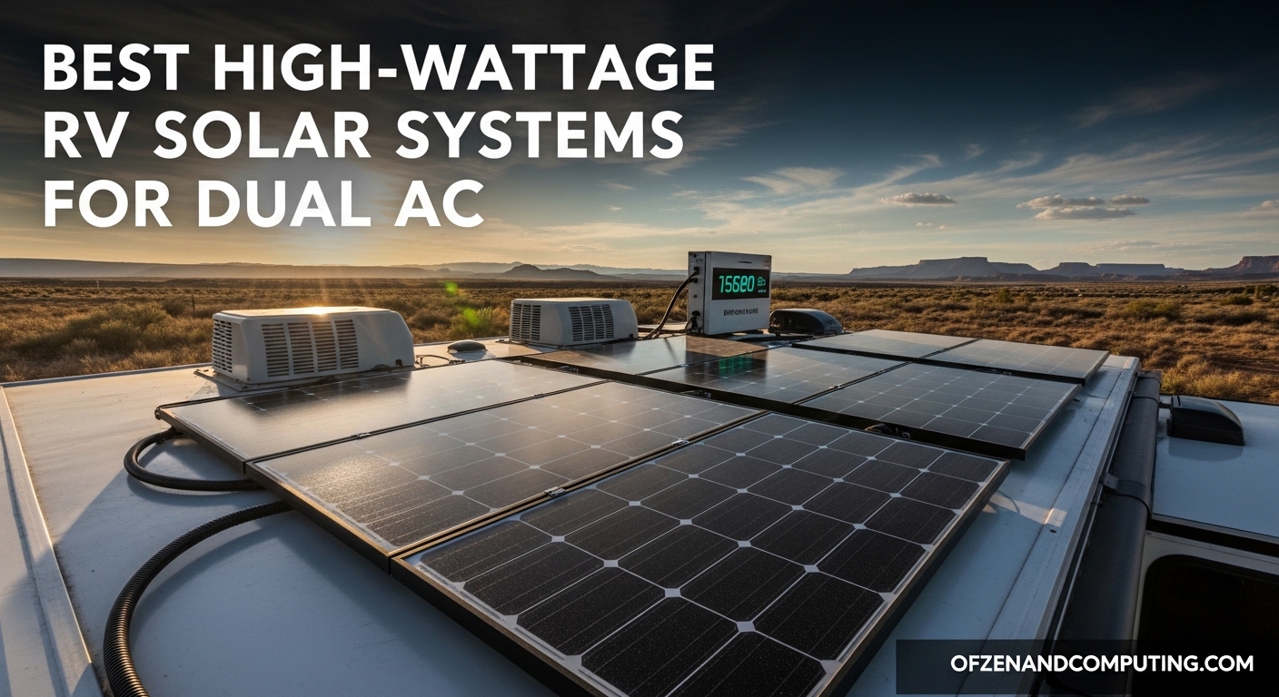 Best High-Wattage RV Solar Panel Systems for Dual AC