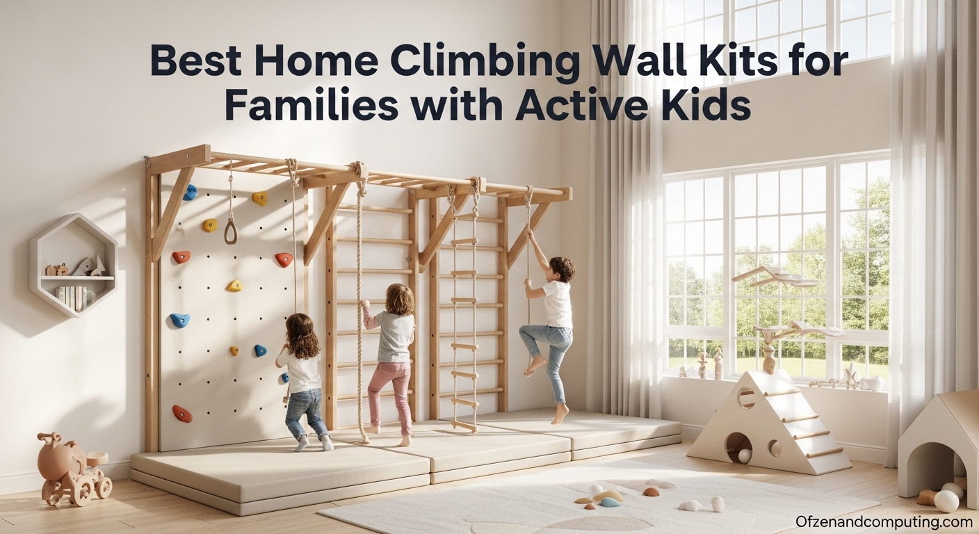 Best Home Climbing Wall Kits for Families with Active Kids