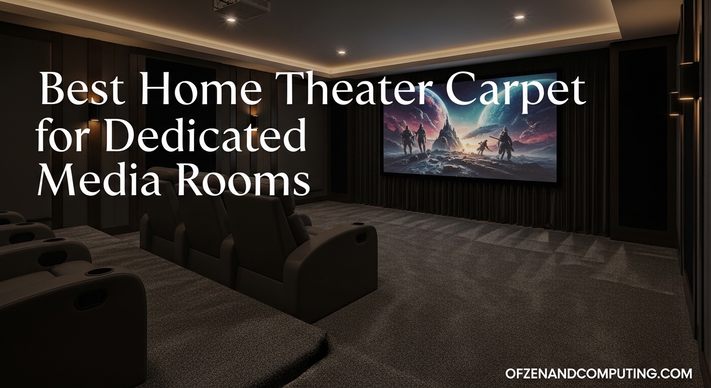 Best Home Theater Carpet for Dedicated Media Rooms