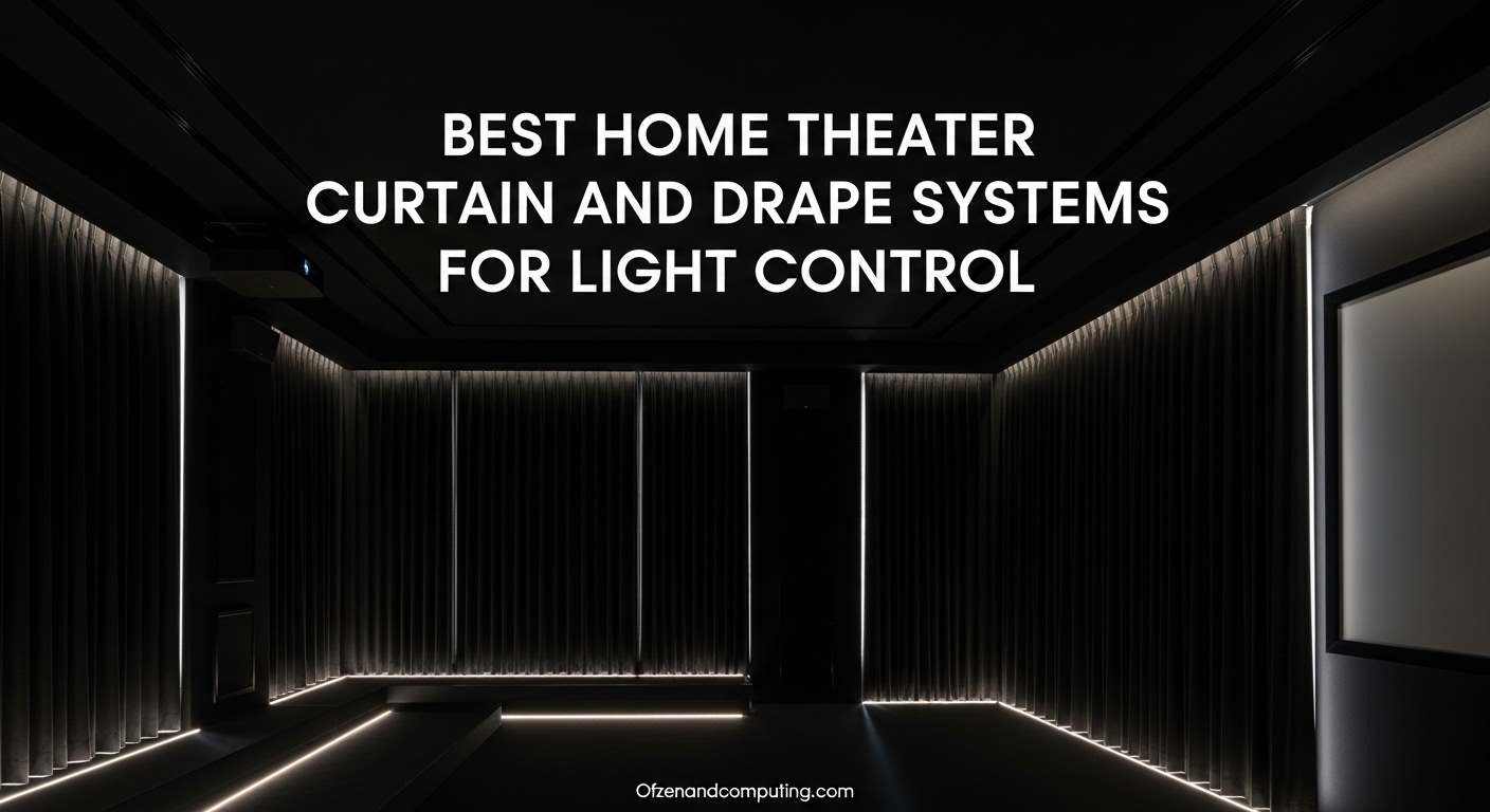 Best Home Theater Curtain and Drape Systems for Light Control