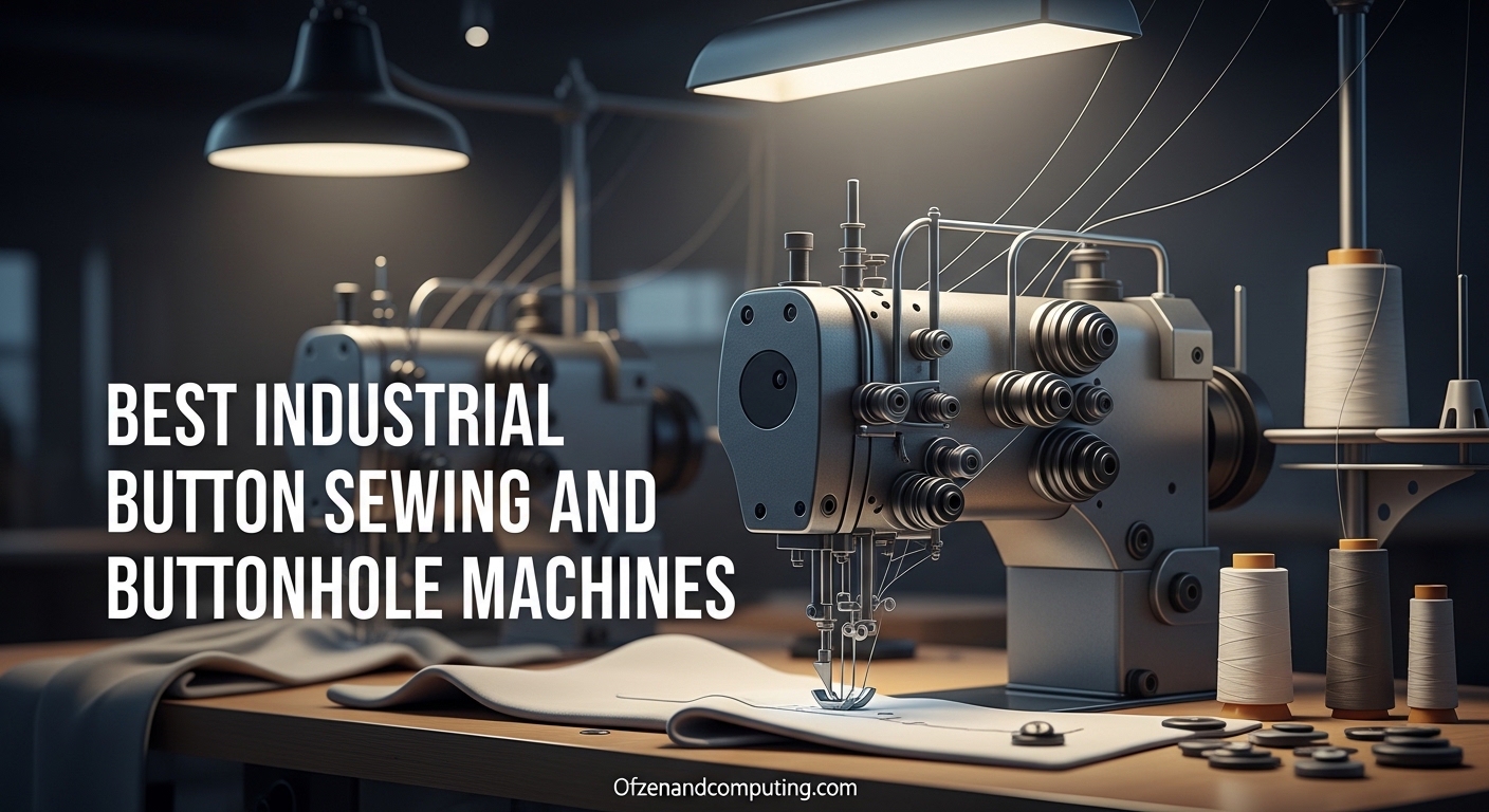 Best Industrial Button Sewing and Buttonhole Machines