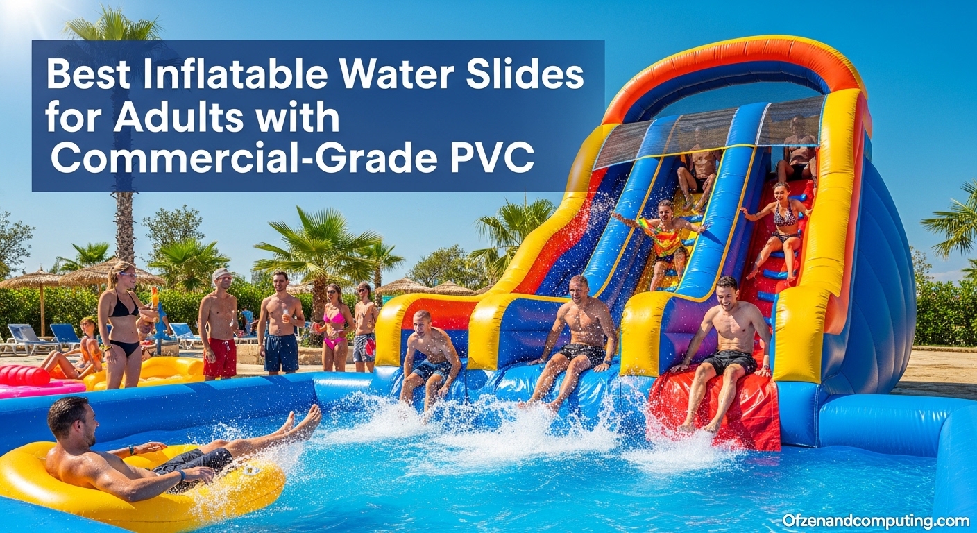 Best Inflatable Water Slides for Adults with Commercial-Grade PVC