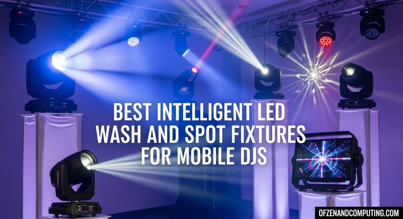 Best Intelligent LED Wash and Spot Fixtures for Mobile DJs