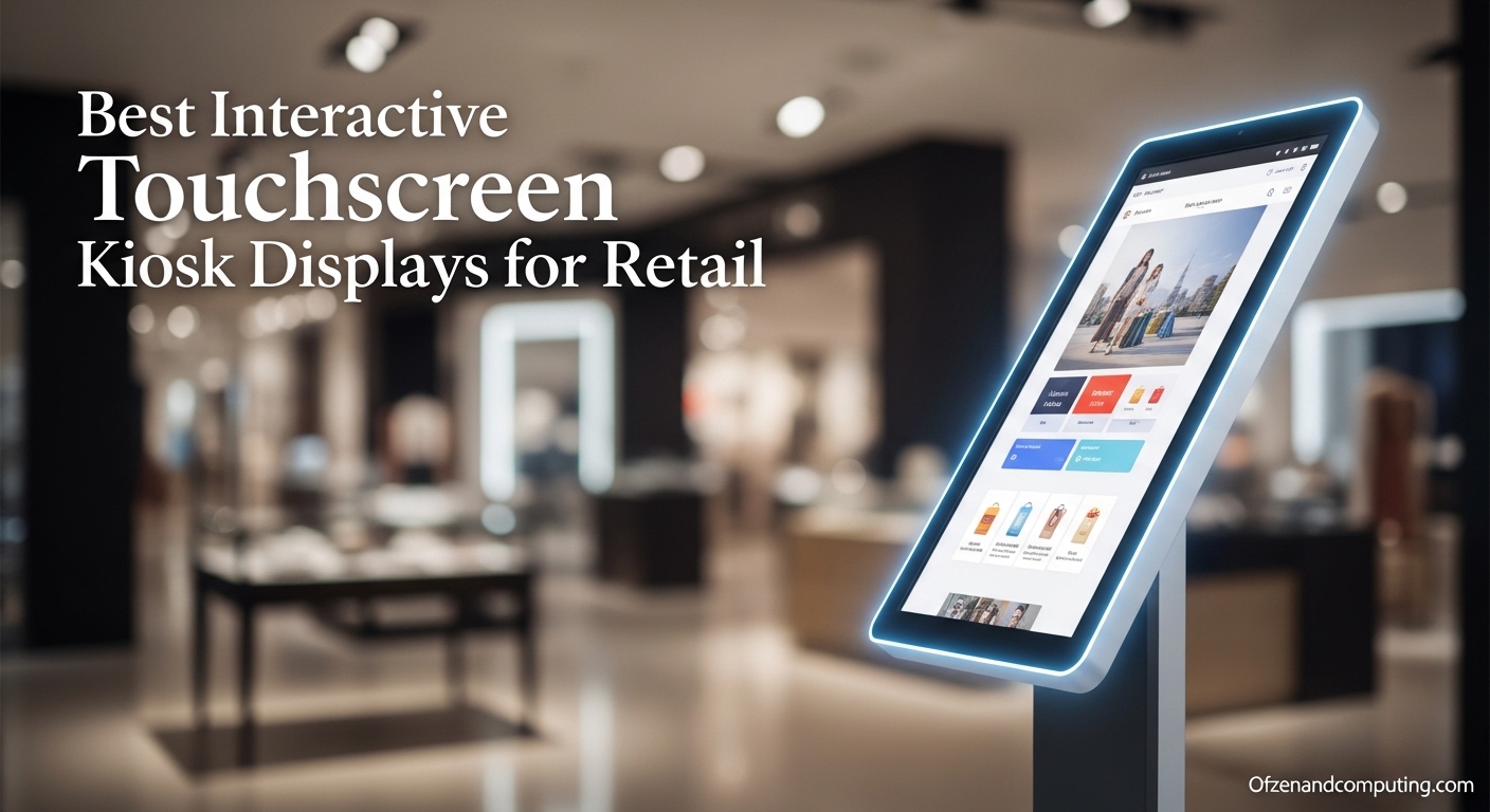Best Interactive Touchscreen Kiosk Displays for Retail