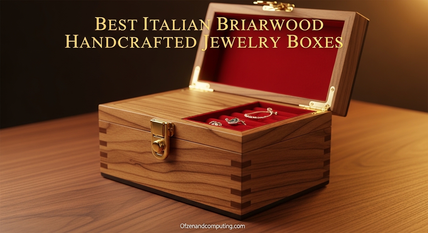 Best Italian Briarwood Handcrafted Jewelry Boxes