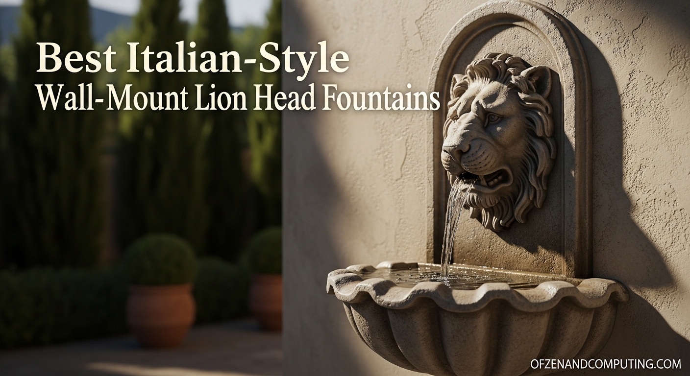 Best Italian-Style Wall-Mount Lion Head Fountains