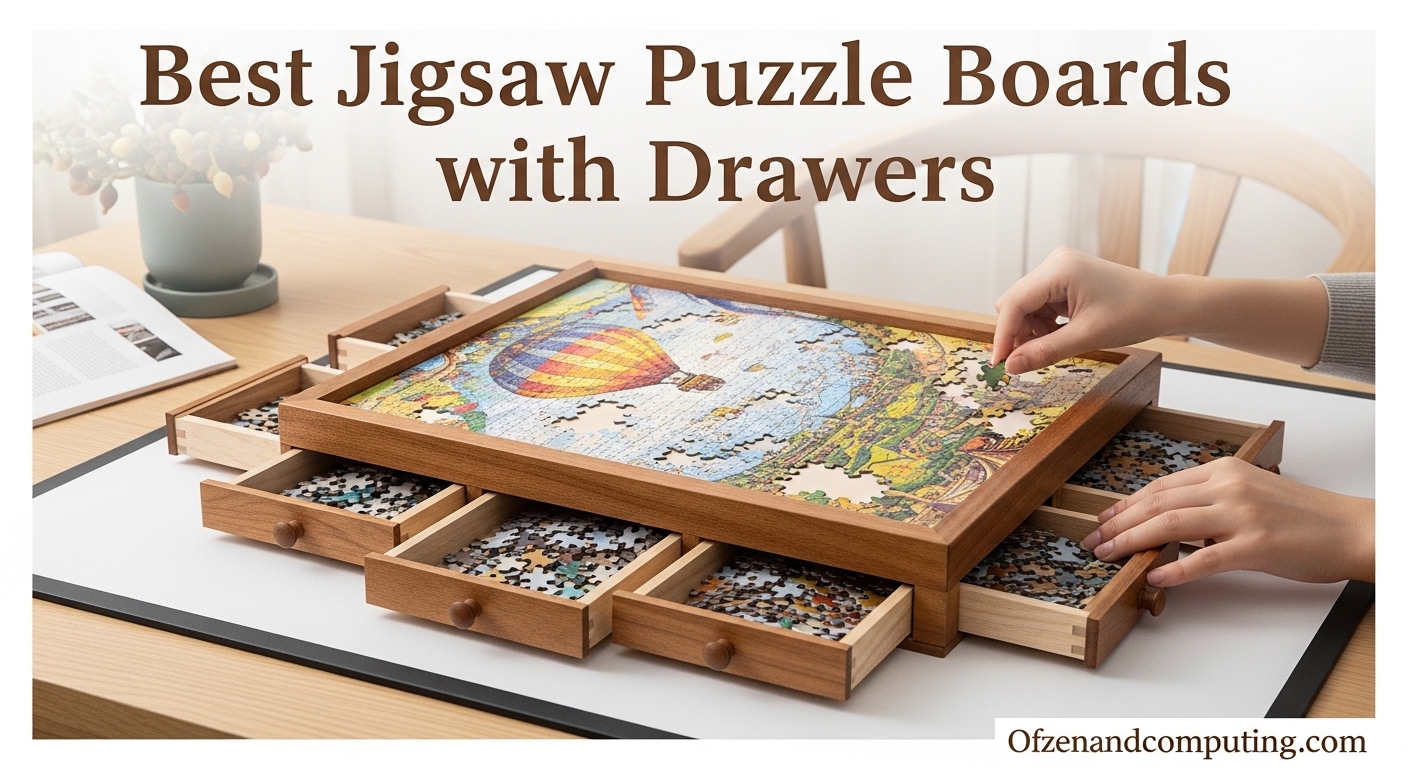 Best Jigsaw Puzzle Boards with Drawers