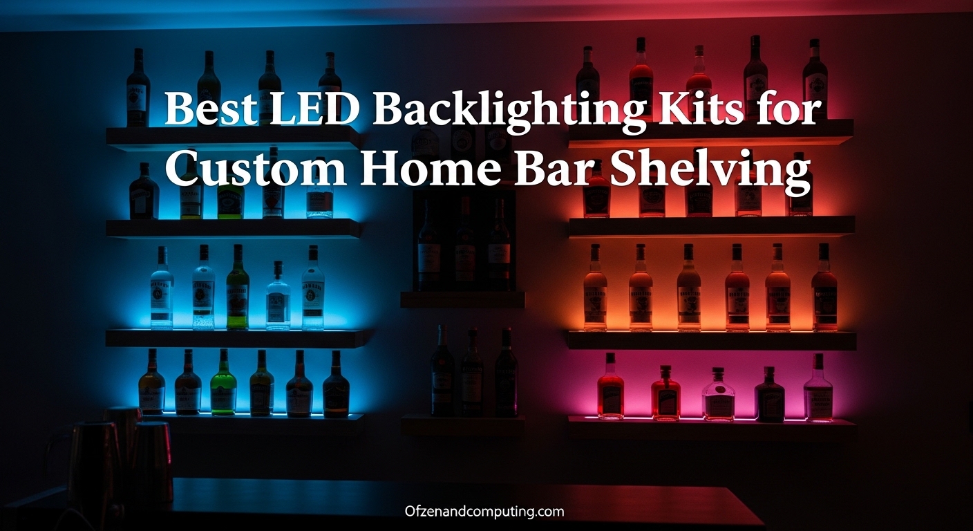 Best LED Backlighting Kits for Custom Home Bar Shelving