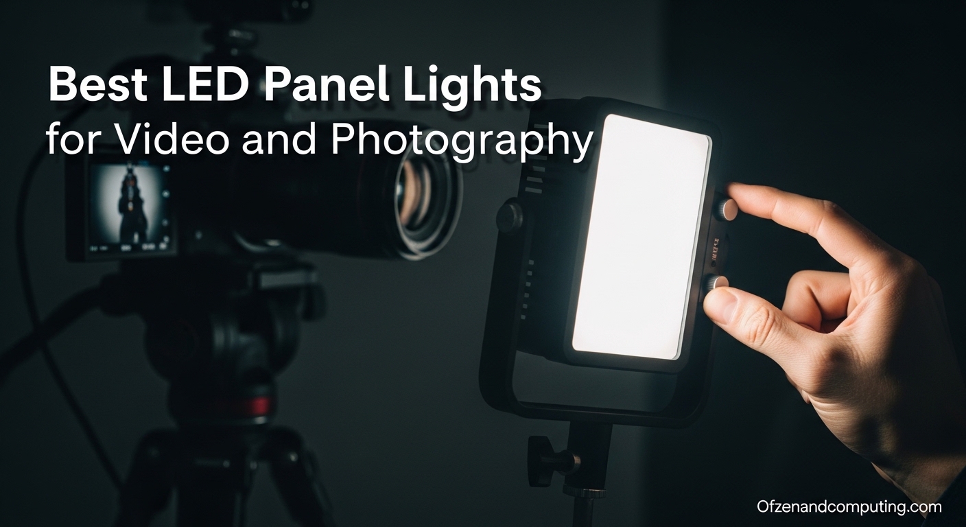 Best LED Panel Lights for Video and Photography