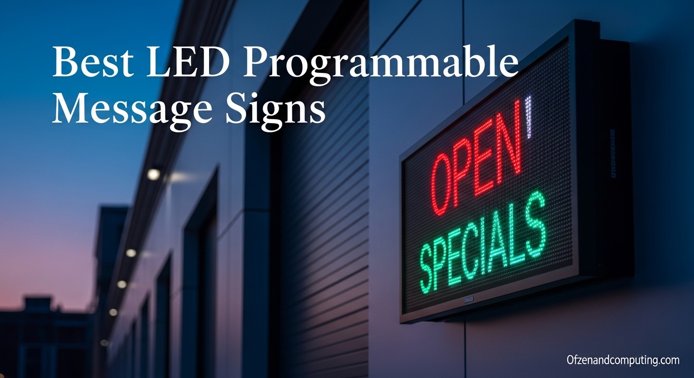 Best LED Programmable Message Signs