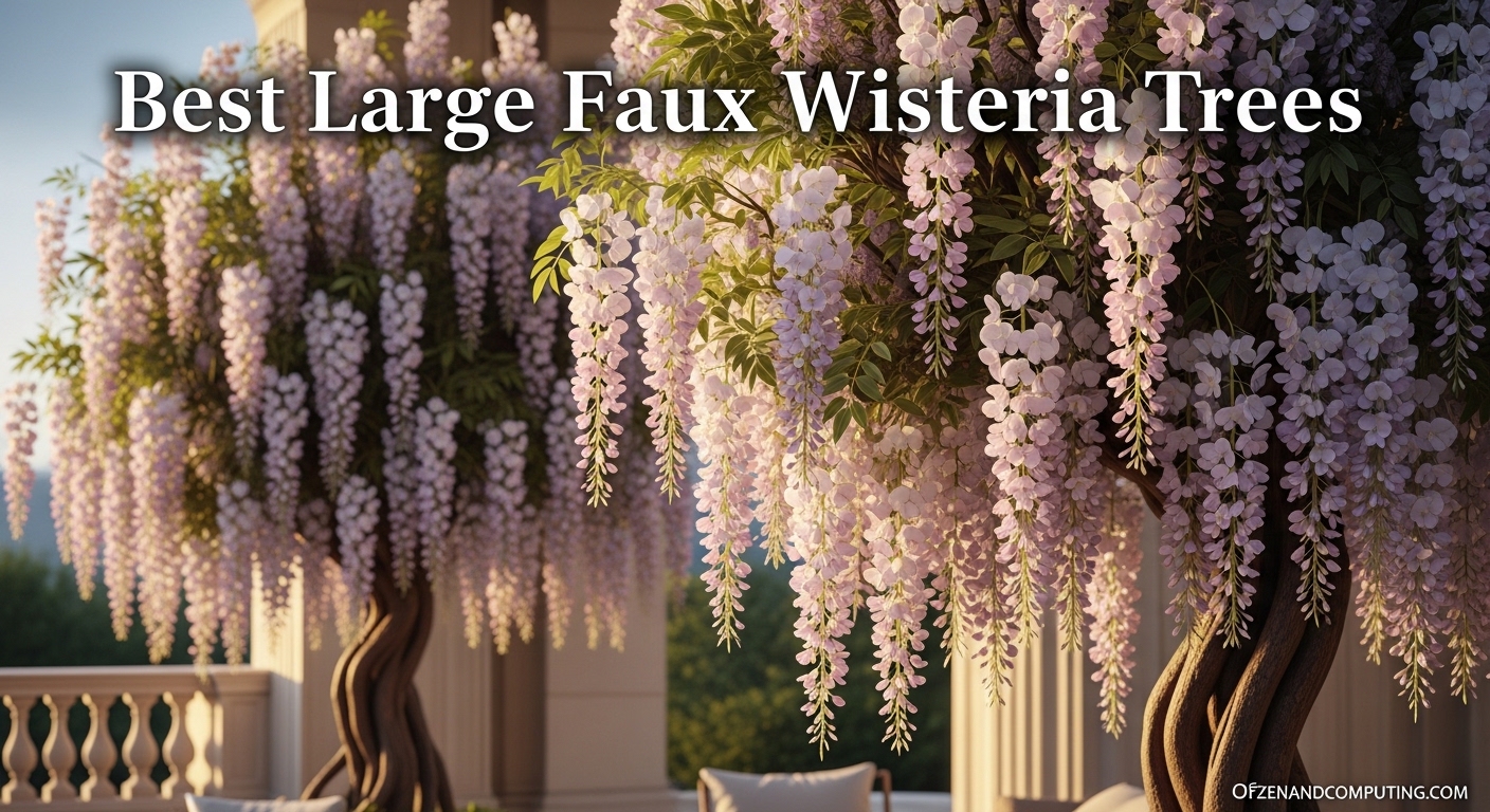 Best Large Faux Wisteria Trees