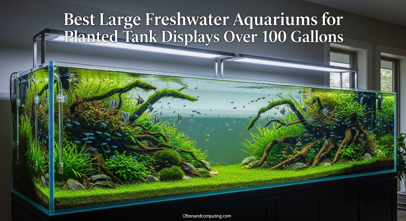 Best Large Freshwater Aquariums for Planted Tank Displays Over 100 Gallons