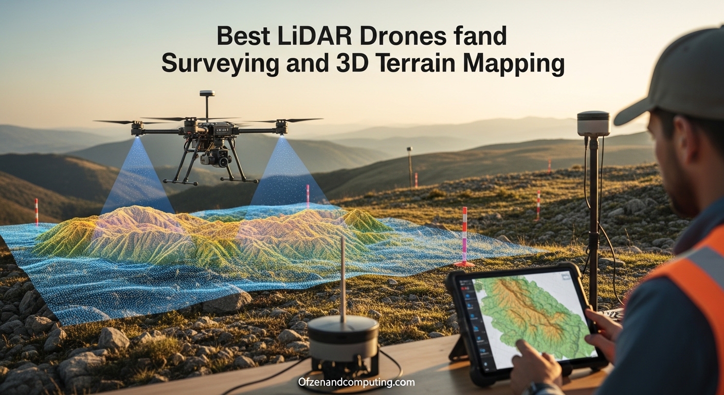 Best LiDAR Drones for Land Surveying and 3D Terrain Mapping