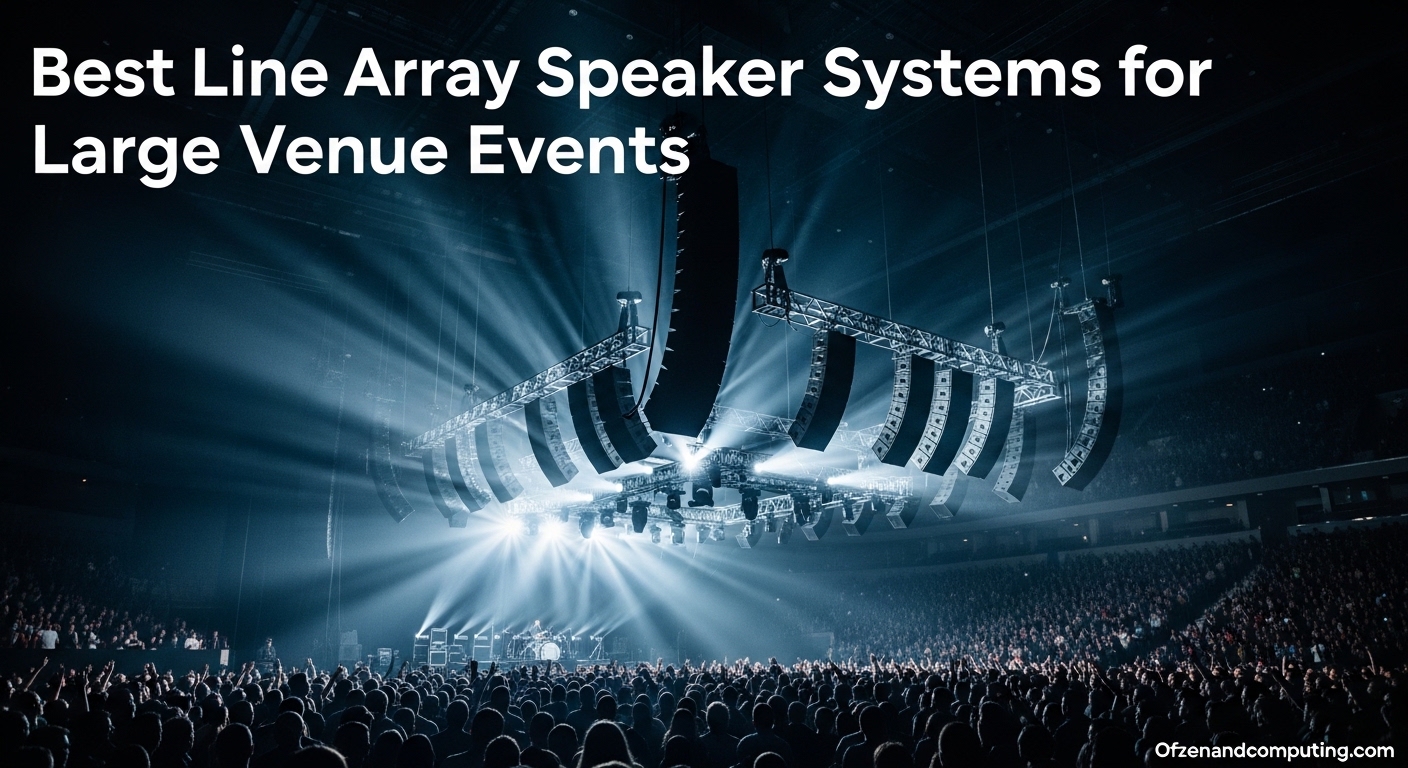Best Line Array Speaker Systems for Large Venue Events