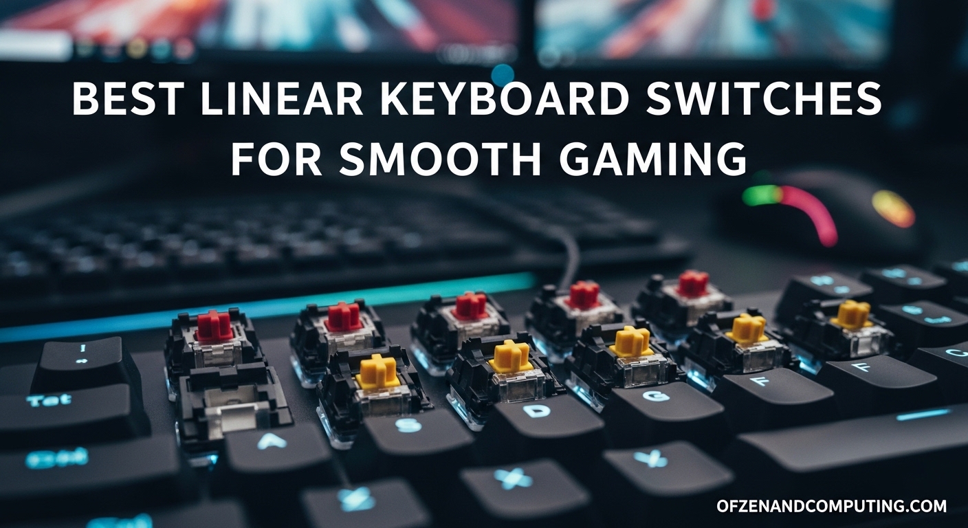 Best Linear Keyboard Switches for Smooth Gaming