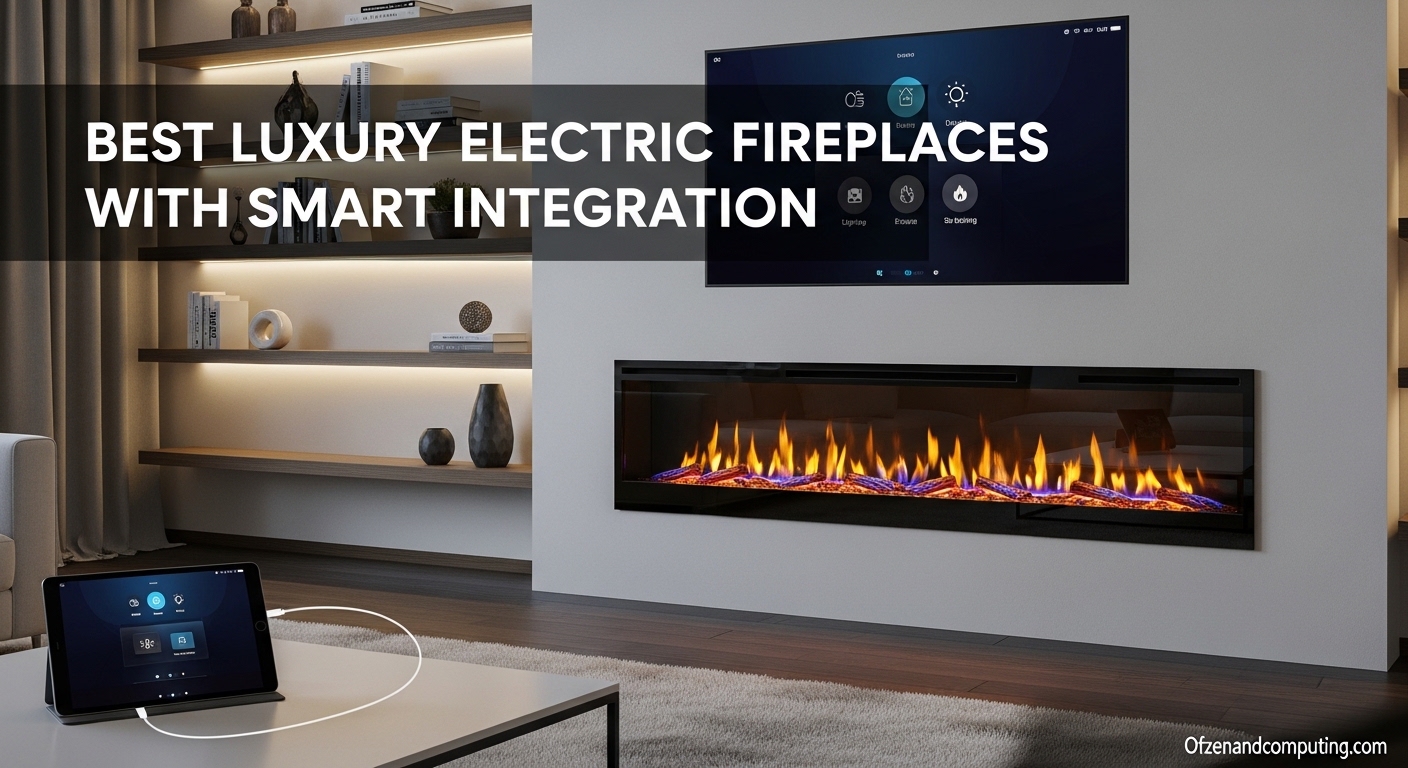 Best Luxury Electric Fireplaces with Smart Integration