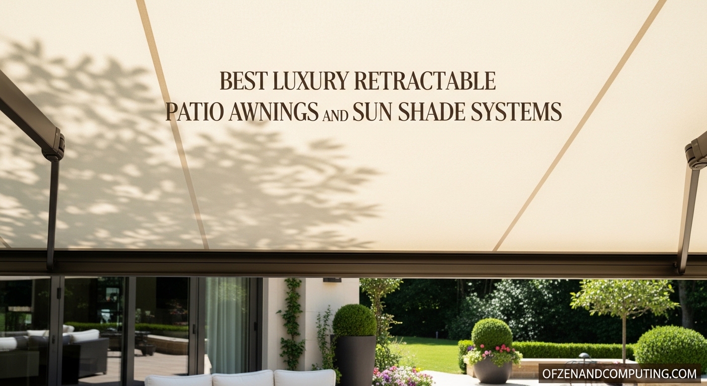 Best Luxury Retractable Patio Awnings and Sun Shade Systems
