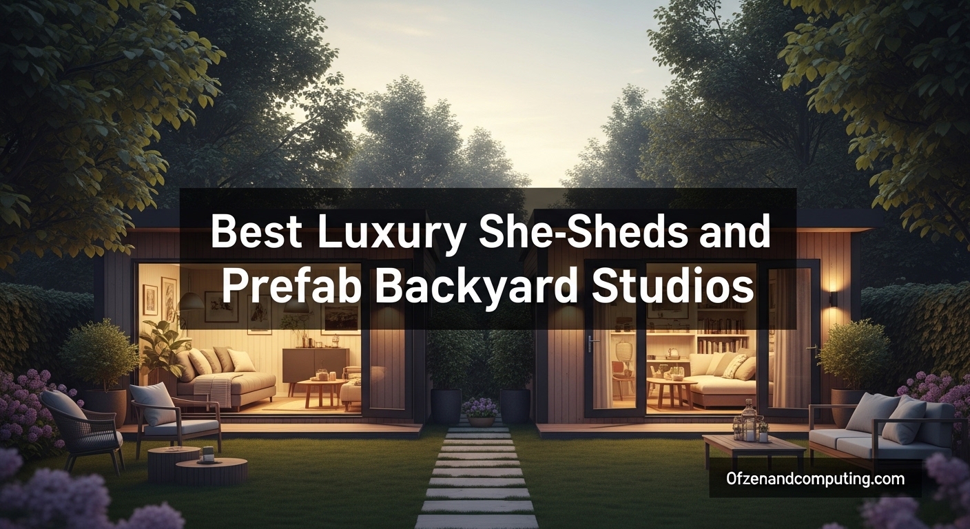 Best Luxury She-Sheds and Prefab Backyard Studios