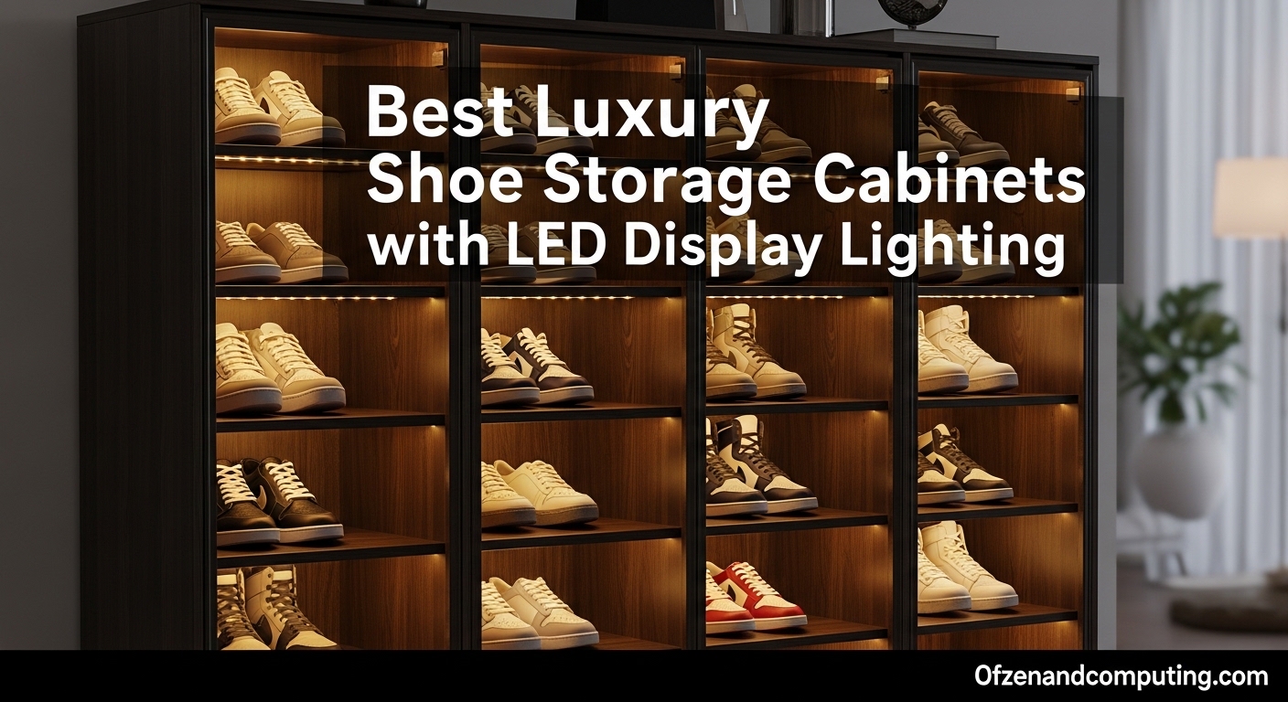 Best Luxury Shoe Storage Cabinets with LED Display Lighting