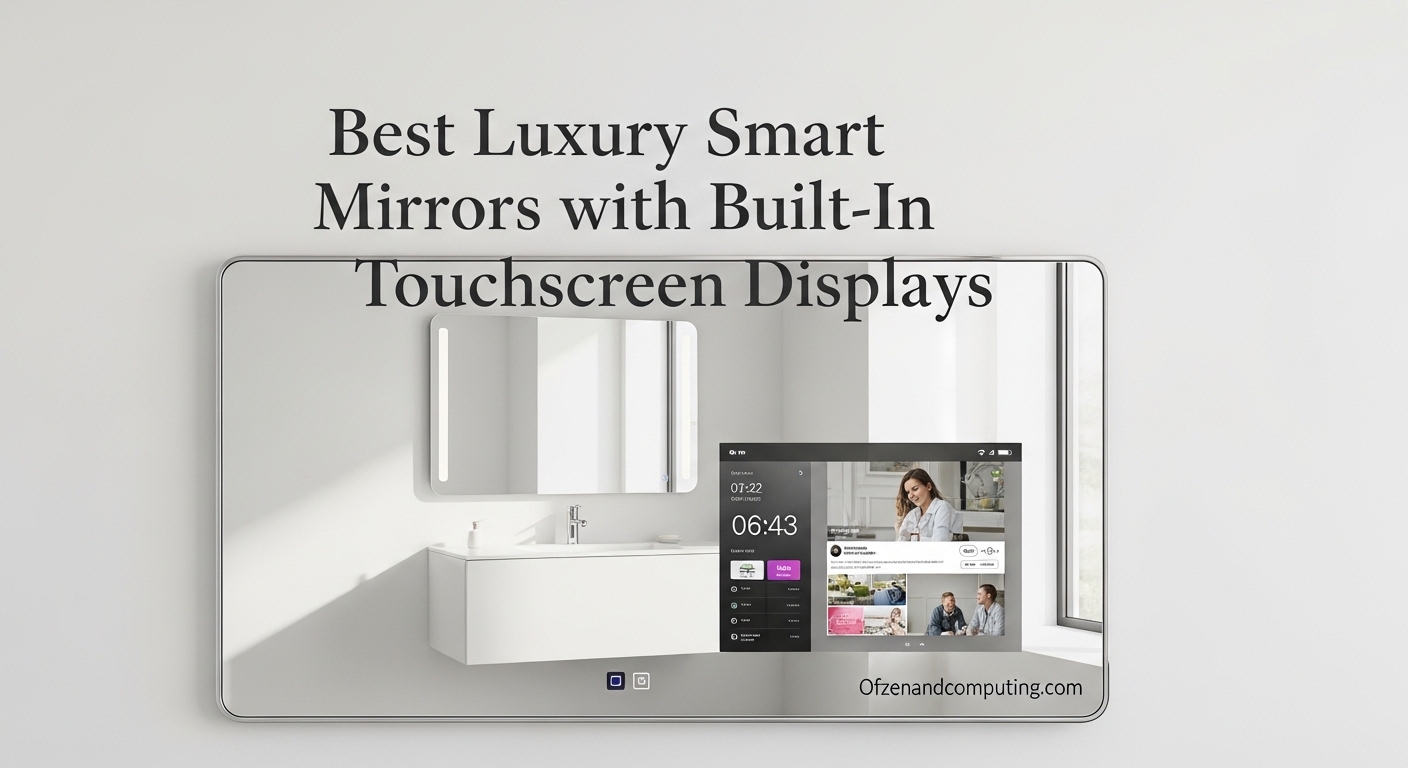 Best Luxury Smart Mirrors with Built-In Touchscreen Displays