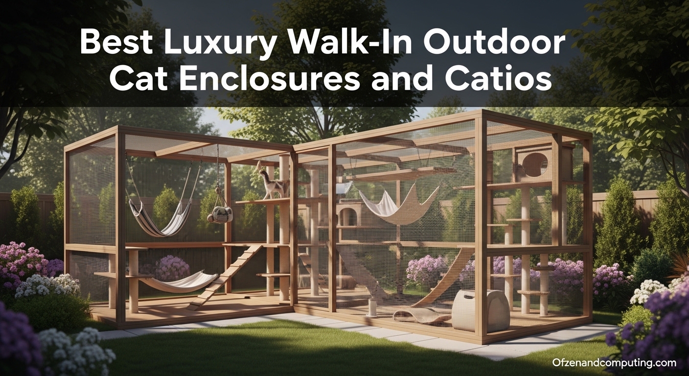 Best Luxury Walk-In Outdoor Cat Enclosures and Catios