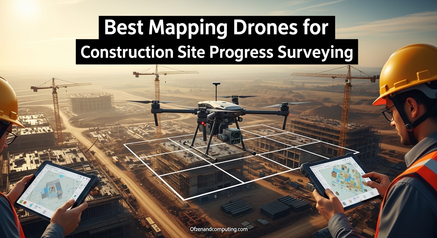 Best Mapping Drones for Construction Site Progress Surveying