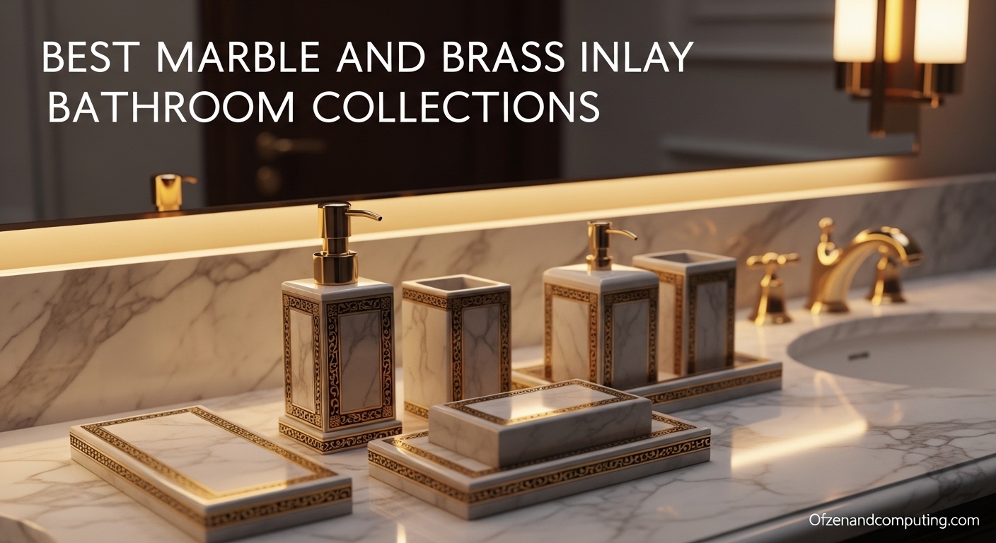 Best Marble and Brass Inlay Bathroom Collections