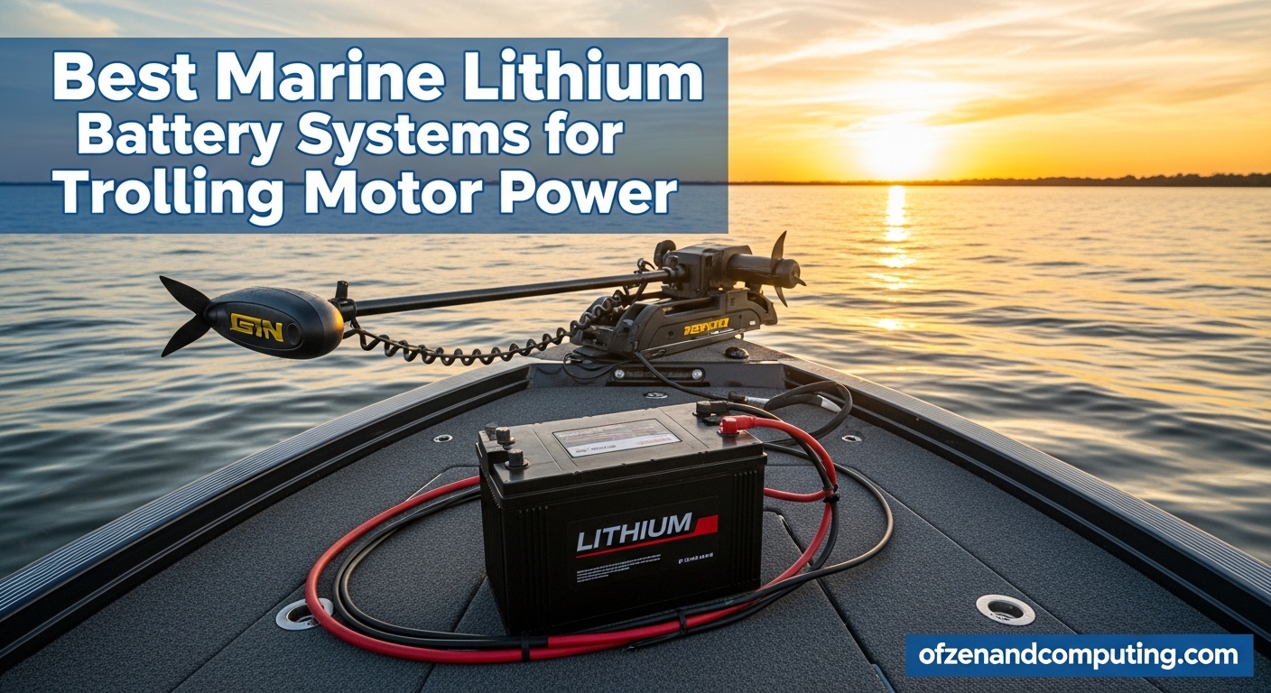 Best Marine Lithium Battery Systems for Trolling Motor Power