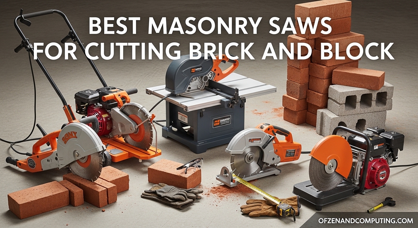 Best Masonry Saws for Cutting Brick and Block