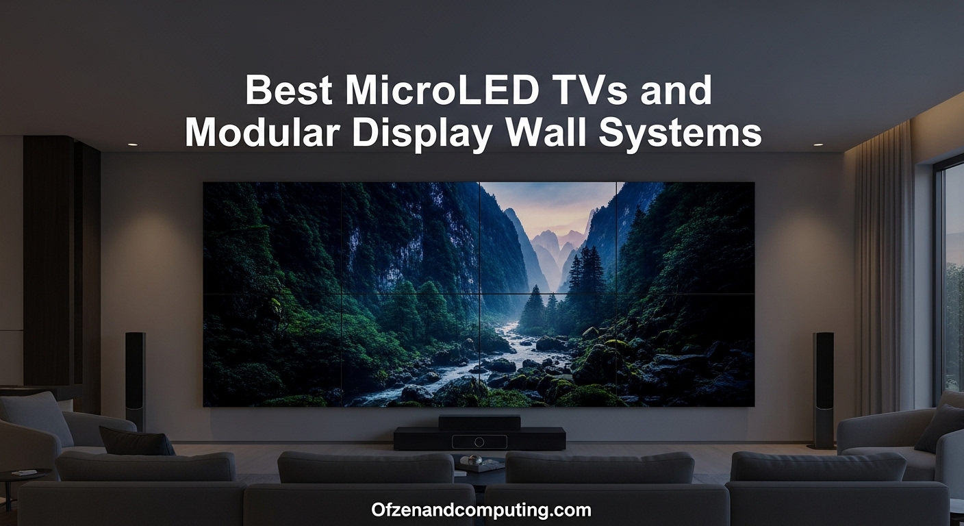 Best MicroLED TVs and Modular Display Wall Systems