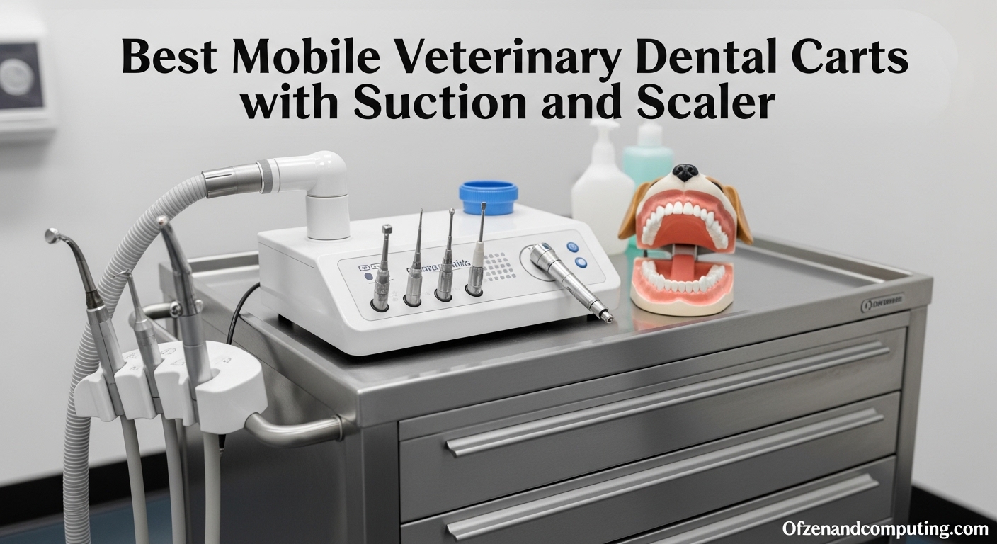 Best Mobile Veterinary Dental Carts with Suction and Scaler