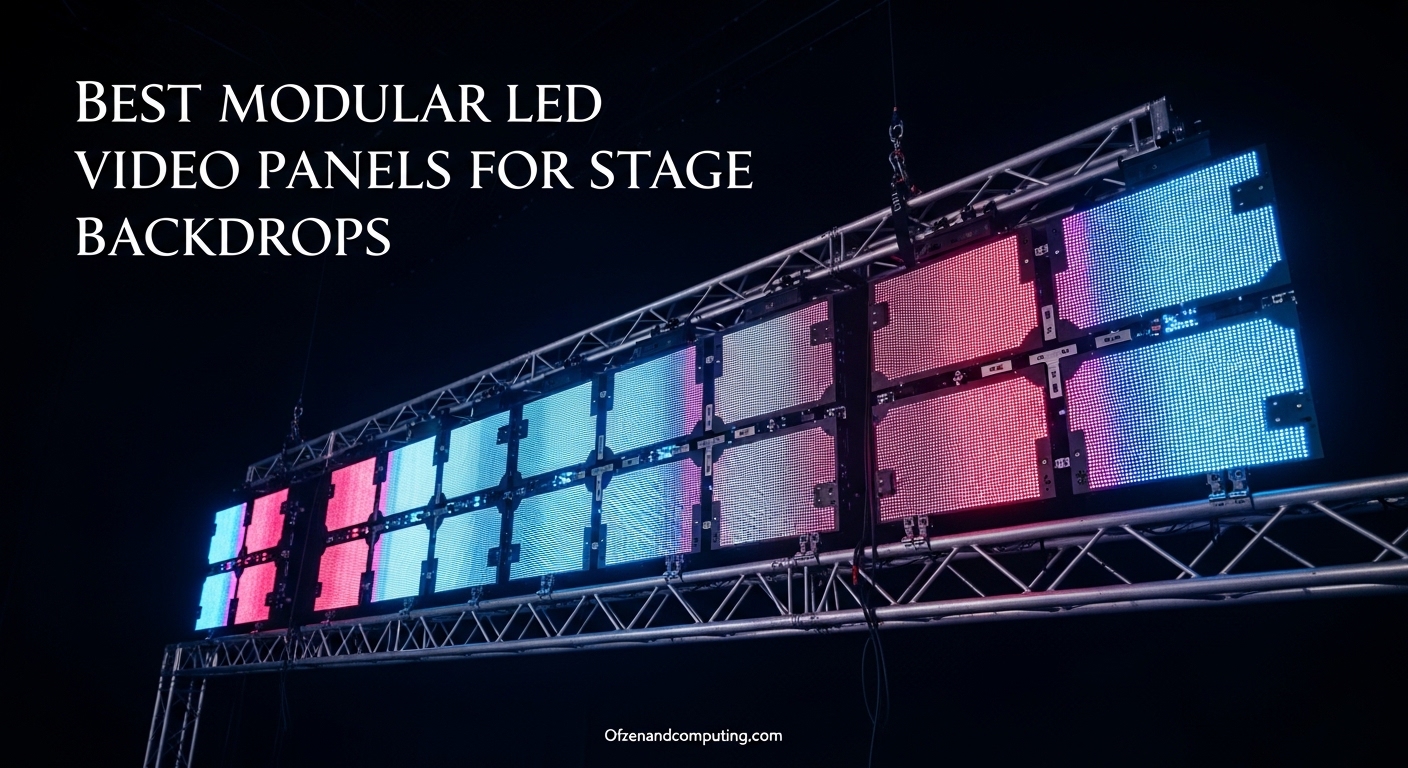 Best Modular LED Video Panels for Stage Backdrops