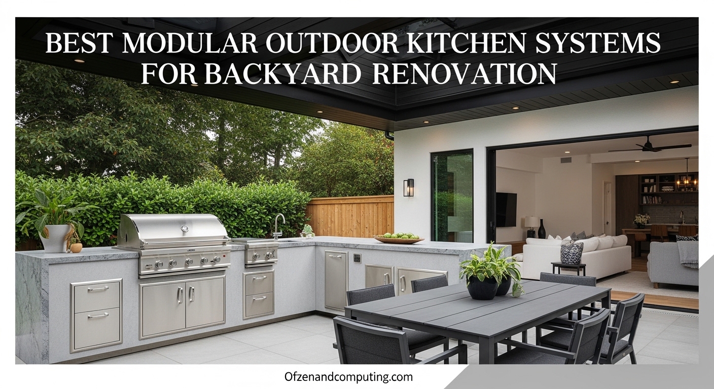 Best Modular Outdoor Kitchen Systems for Backyard Renovation