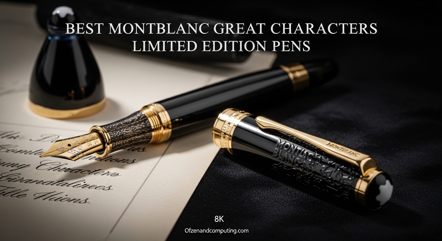 Best Montblanc Great Characters Limited Edition Pens