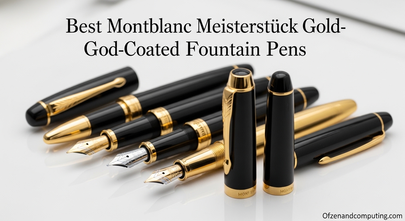 Best Montblanc Meisterstuck Gold-Coated Fountain Pens