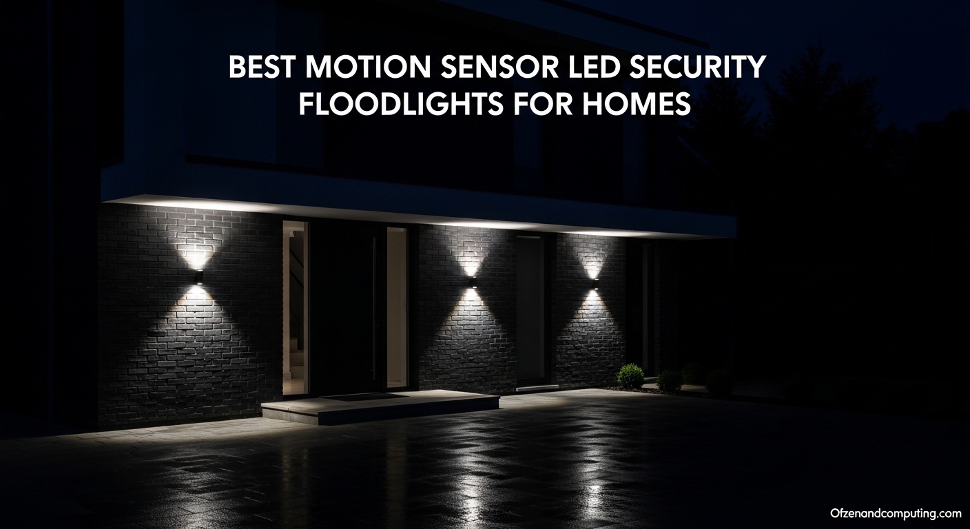 Best Motion Sensor LED Security Floodlights for Homes