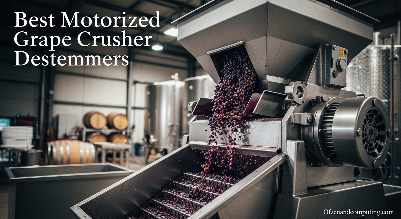Best Motorized Grape Crusher Destemmers